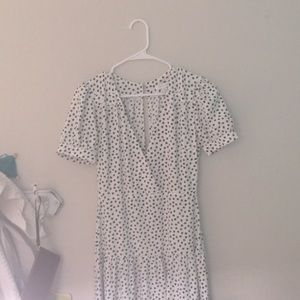 Adorable black spotted dress